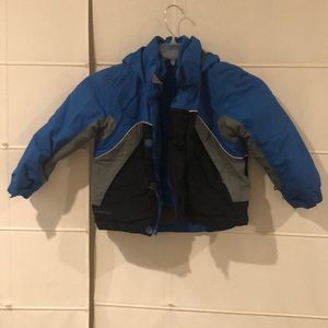 Lands End Blue double layer winter jacket